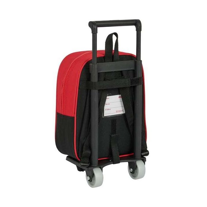 Mochila Escolar con Ruedas Sevilla Fútbol Club Negro Rojo 22 x 27 x 10 cm 1 Mochila Escolar con Ruedas Sevilla Fútbol Club Negro Rojo 22 x 27 x 10 cm 1