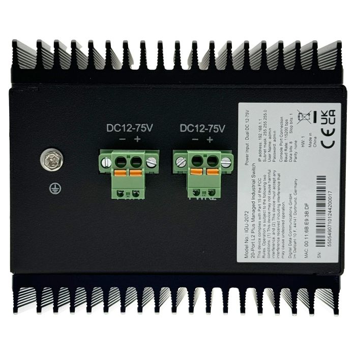 Level One Switch IGU-2072 20 Puertos Gestionado L2+ 8x 1GbE + 8x 2.5GbE SFP 2