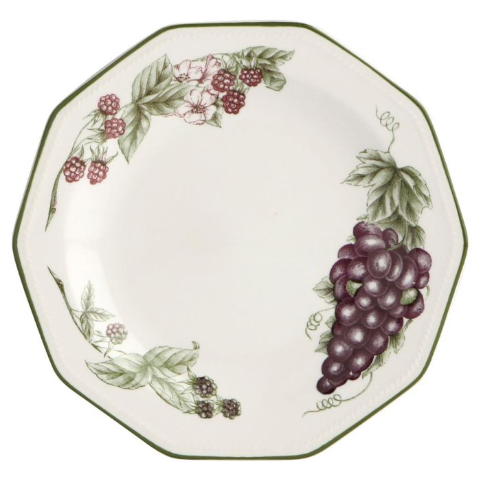 Queen's Plato Postre Cerámico Victorian Orchard Estilo Inglés con Brillo 20,5 cm (6 Unidades) Apto Lavavajillas y Microondas, Apilable 0 Queen's Plato Postre Cerámico Victorian Orchard Estilo Inglés con Brillo 20,5 cm (6 Unidades) Apto Lavavajillas y Microondas, Apilable 0