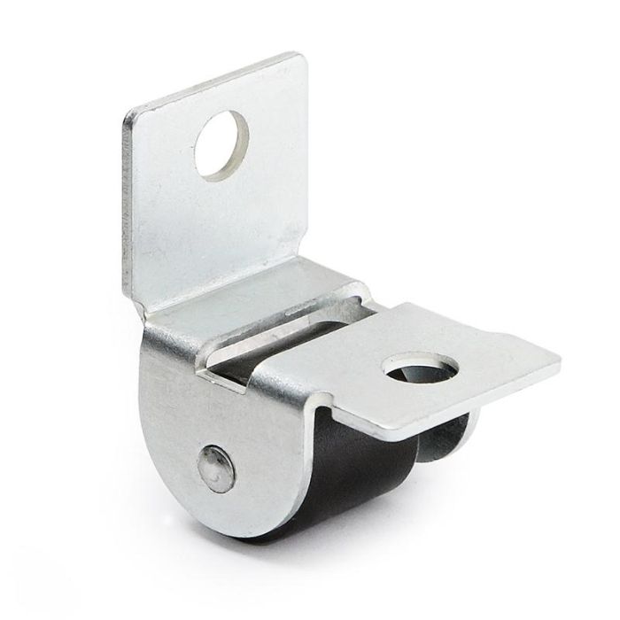 Rueda Fija Kety A/Nylon D16 H19 P/Nido C/Soporte Acero Zincado, Forma Escuadra. Q&Q Rueda Fija Kety A/Nylon D16 H19 P/Nido C/Soporte Acero Zincado, Forma Escuadra. Q&Q