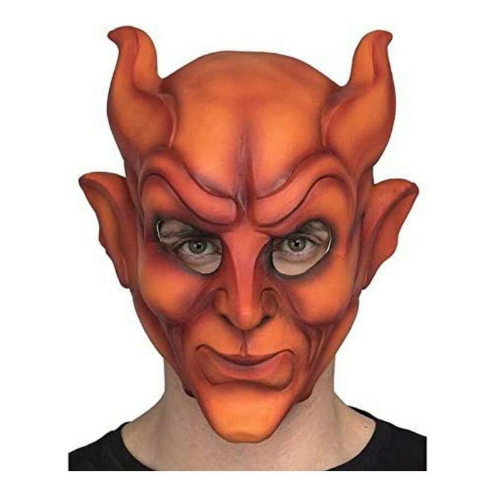 Full devil latex mask one size Full devil latex mask one size