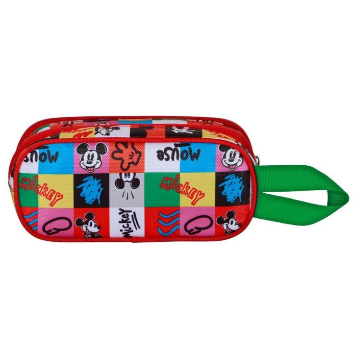 Disney Mickey Mouse Estuche Portatodo 3D Doble Mood con Relieve, 2 Compartimentos, Multicolor 2 Disney Mickey Mouse Estuche Portatodo 3D Doble Mood con Relieve, 2 Compartimentos, Multicolor 2