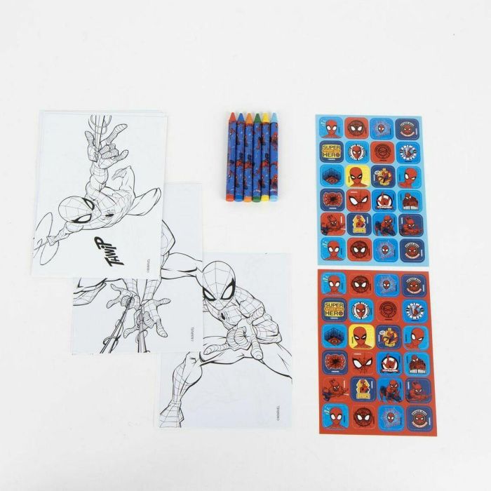 Cerdá Álbum de actividades y colorear Spiderman para niños 3+ años color rojo 25x29x0.1 cm 12