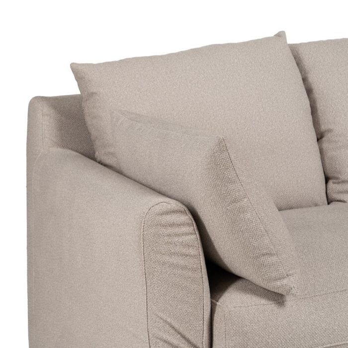 Sofá Beige Tejido Salón 245 X 102 X 100 cm