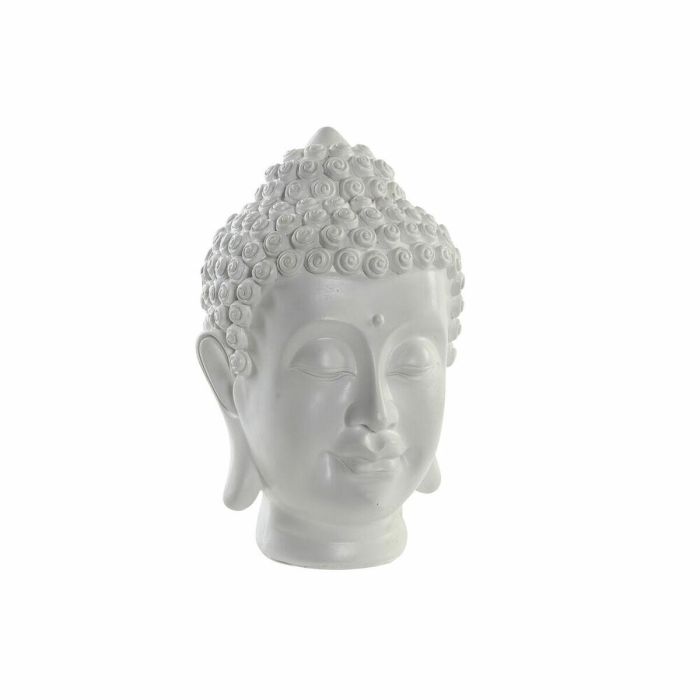 Figura Decorativa DKD Home Decor Buda Blanco Resina (20 x 20 x 30 cm)