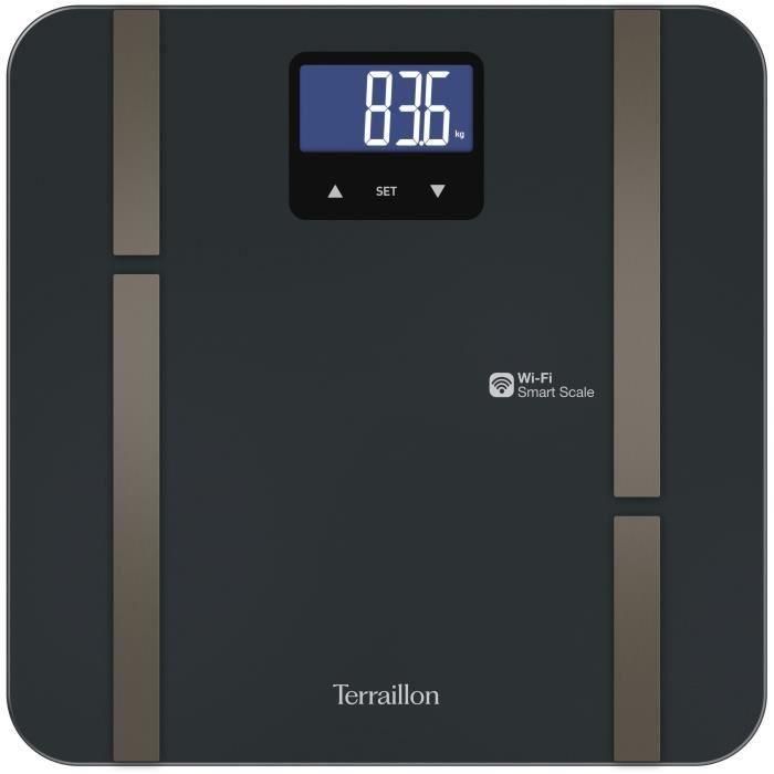 Terraillon TER3094570153126 Báscula Personal Master Fit Ultra Electrónica con Wi-Fi, Medición de IMC, Masa Corporal e Ingesta Calórica Diaria Terraillon TER3094570153126 Báscula Personal Master Fit Ultra Electrónica con Wi-Fi, Medición de IMC, Masa Corporal e Ingesta Calórica Diaria