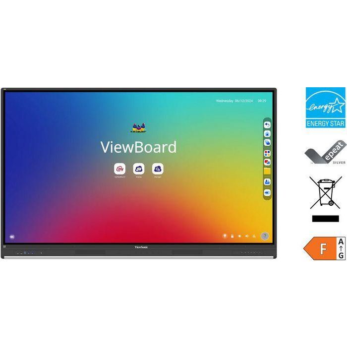 ViewSonic ViewBoard IFP8653, 86" 4K (UHD) Interactive 40-point Touch Display, 450 cd/m², Octa-core CPU 8GB RAM, 8GB Virtual Memory, Android 14 8 ViewSonic ViewBoard IFP8653, 86" 4K (UHD) Interactive 40-point Touch Display, 450 cd/m², Octa-core CPU 8GB RAM, 8GB Virtual Memory, Android 14 8