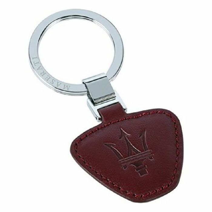 Llavero Maserati KMU4160122 Piel Burdeos