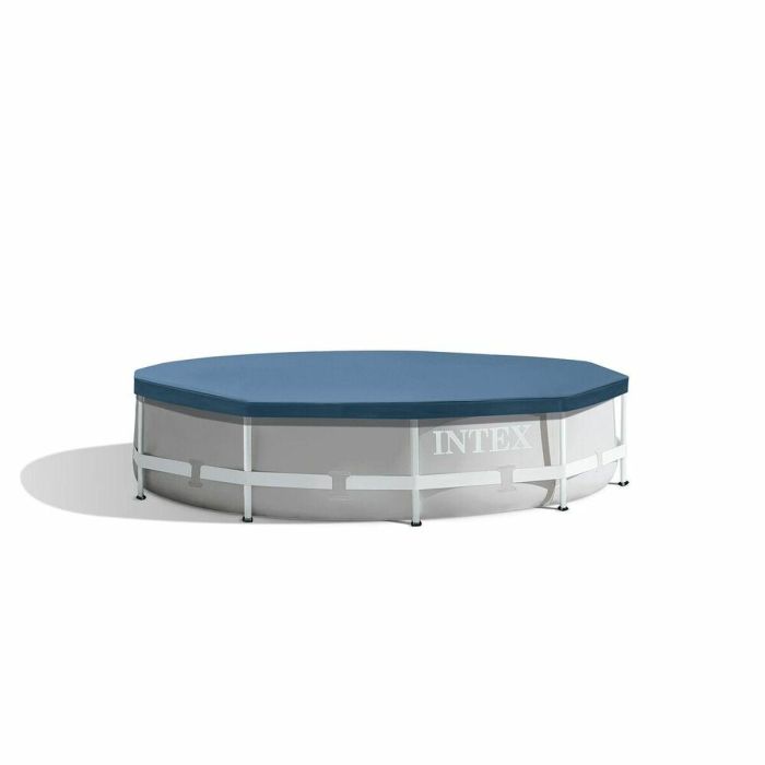 Intex Cubierta Protectora para Piscina Tubular Redonda de 3,05m de Diámetro | Mantiene el Agua Limpia y Pura con Rejilla de Drenaje