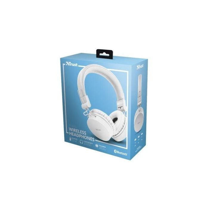 Auriculares Inalámbricos Trust Tones 23909/ con Micrófono/ Bluetooth/ Blancos 3 Auriculares Inalámbricos Trust Tones 23909/ con Micrófono/ Bluetooth/ Blancos 3