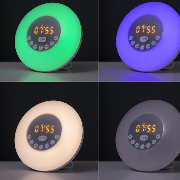 Despertador Amanecer Recargable con Altavoz Sunrilk InnovaGoods 5