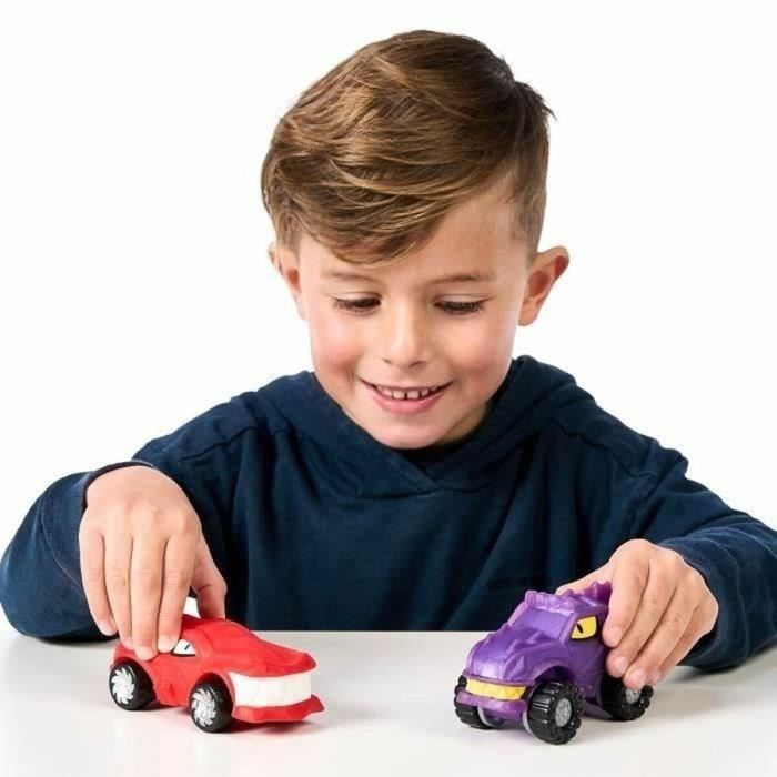 Moose Toys MOO0630996426753 Vehículos en Miniatura Goo Mobiles Blazagon vs Treads Shredz 4