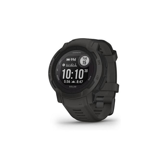Garmin Instinct 2 Solar 45mm Negro Reloj Inteligente GPS Monitor Frecuencia Cardíaca Sumergible 10 ATM 0 Garmin Instinct 2 Solar 45mm Negro Reloj Inteligente GPS Monitor Frecuencia Cardíaca Sumergible 10 ATM 0