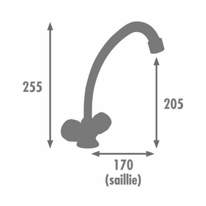 Edouard Rousseau AAANI52947 Mezclador de lavabo KONFORT Cromo 1 Edouard Rousseau AAANI52947 Mezclador de lavabo KONFORT Cromo 1