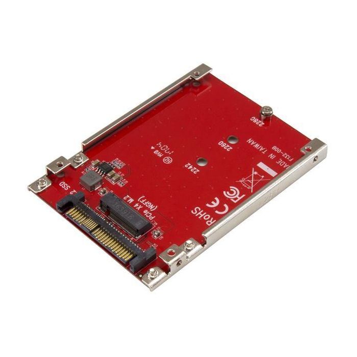 StarTech.com M.2 TO U.2 ADAPTERM.2 Drive to U.2 (SFF-8639) StarTech.com M.2 TO U.2 ADAPTERM.2 Drive to U.2 (SFF-8639)
