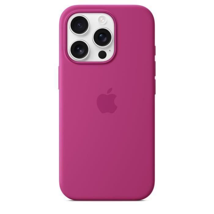 APPLE iPhone 16 Pro - Funda de silicona con MagSafe - Fucsia 2 APPLE iPhone 16 Pro - Funda de silicona con MagSafe - Fucsia 2