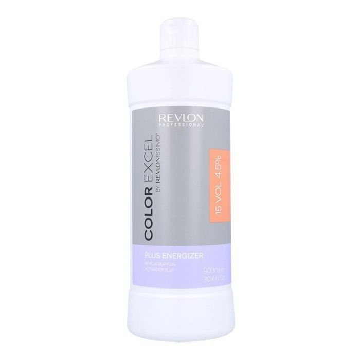 Revlon Color Excel Plus Energizer 15 Vol 4.5% 900ml - Activador del color que aclara y ofrece cobertura óptima