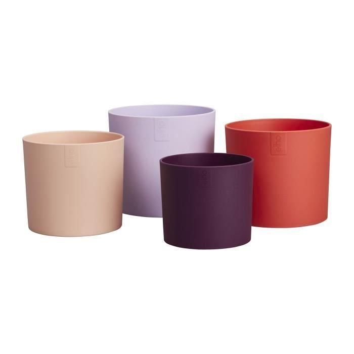 Maceta - Elho - Lex Pott - Set 15 - Morado Rojo Rosa Violeta - L 15 x An 14,8 x Al 14 cm - Interior - 100% reciclado 1 Maceta - Elho - Lex Pott - Set 15 - Morado Rojo Rosa Violeta - L 15 x An 14,8 x Al 14 cm - Interior - 100% reciclado 1