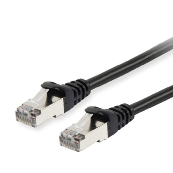Equip Latiguillo RJ45 S Cable de Red Cat6a S/FTP 10m Negro Macho Macho 10GBase-T 10000 Mbit/s 500 MHz PoE+ Cobre Libre de Halógenos
