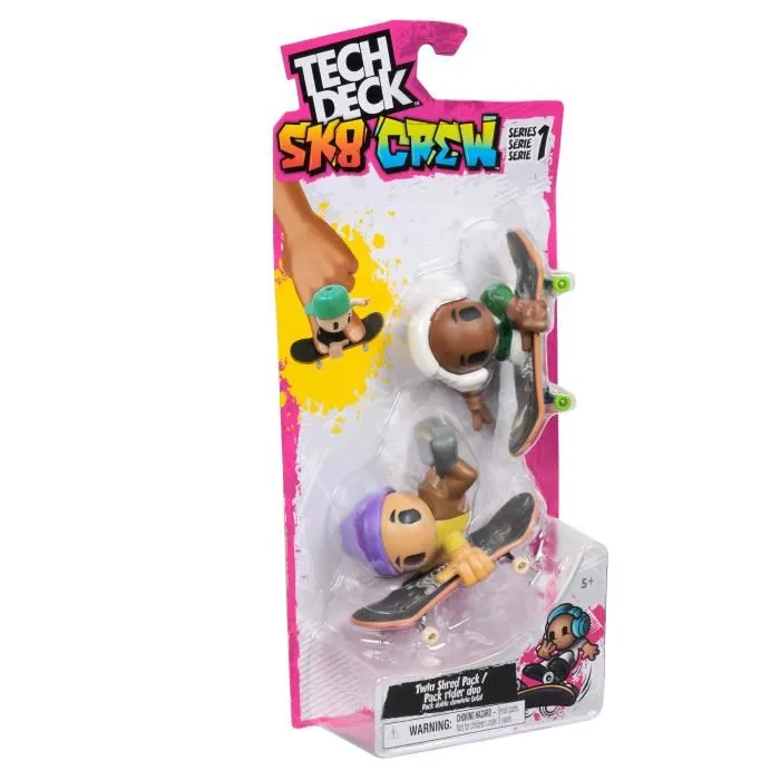 Spin Master SK8 CREW Pack de 2 Cubiertas de Teca (Surtidas) 1