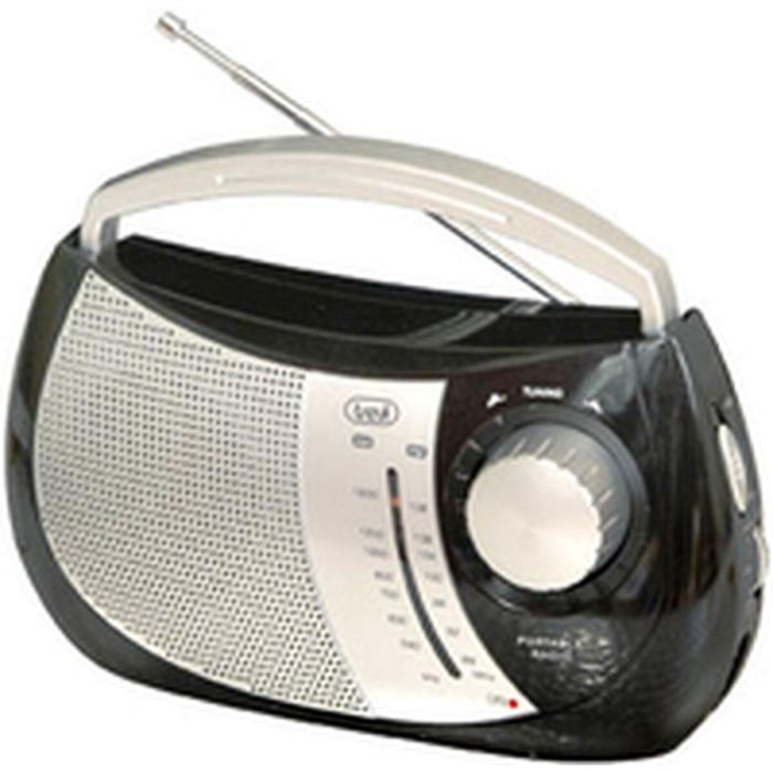 Trevi RA 764 Radio Portátil AM/FM 0.5W, Altavoces Integrados, Entrada CC, Salida Auriculares, Negro 4 Trevi RA 764 Radio Portátil AM/FM 0.5W, Altavoces Integrados, Entrada CC, Salida Auriculares, Negro 4