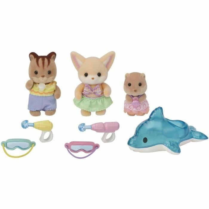 Accesorios para casa de Muñecas Sylvanian Families 5749 Nursery Friends Pool Fun trio 3