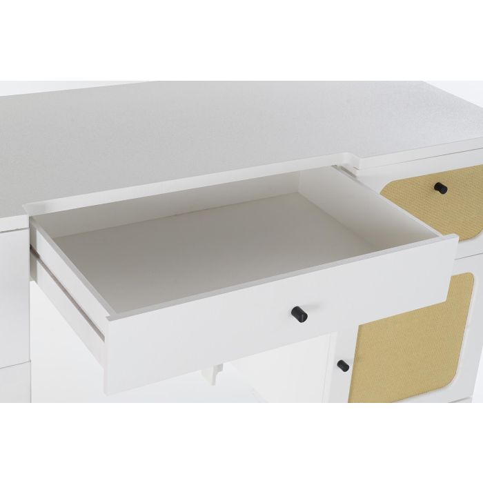 Escritorio Home Office DKD Home Decor Blanco 50 x 76 x 140 cm 3 Escritorio Home Office DKD Home Decor Blanco 50 x 76 x 140 cm 3