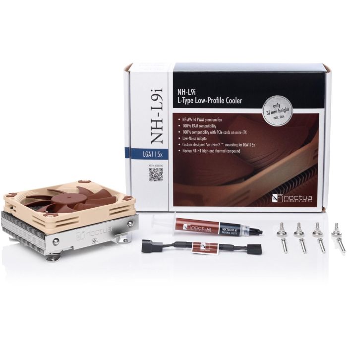 Noctua NH-L9I Enfriador CPU Bajo Perfil, Compatible con Intel LGA1150/1151/1155/1156/1200, 95x95x37mm 3 Noctua NH-L9I Enfriador CPU Bajo Perfil, Compatible con Intel LGA1150/1151/1155/1156/1200, 95x95x37mm 3