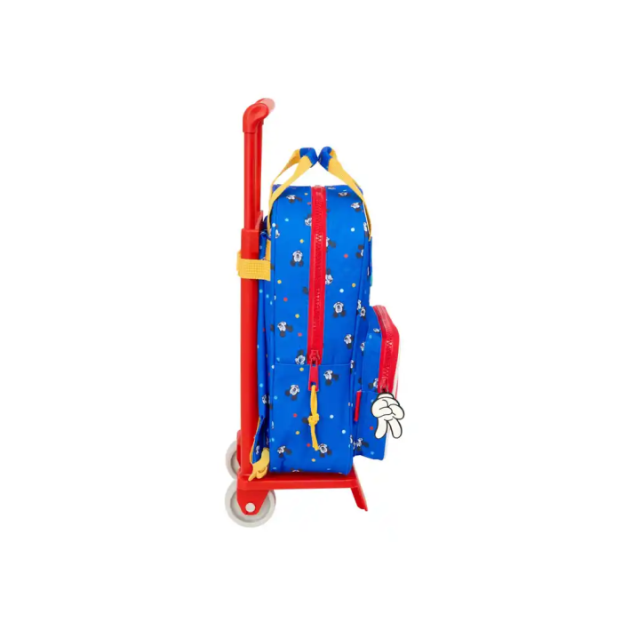 Mochila Escolar con Ruedas Mickey Mouse Clubhouse Good day Azul 20 x 28 x 8 cm 2