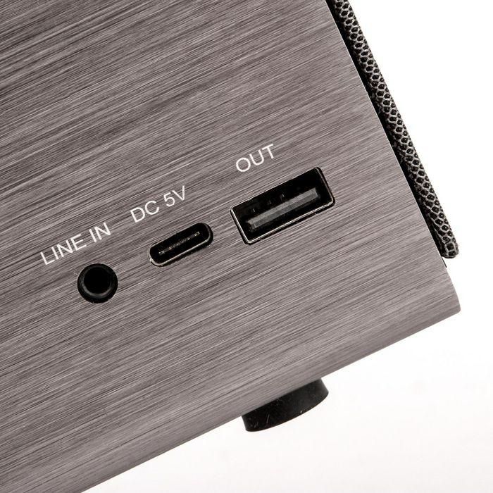 Veho MR-8 Altavoz Bluetooth Inalámbrico Retro con Banco de Energía de 4000 mAh y 32 Horas de Reproducción, 2x6W 3