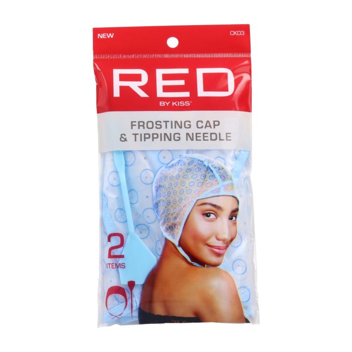 Red Kiss Frosting Tpping Cap Needle Kit Para Decoloración