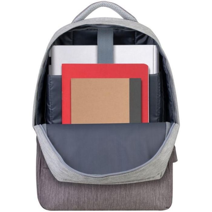 Riva NB Rucksack Prater 15.6" grau/mokka 7562 3 Riva NB Rucksack Prater 15.6" grau/mokka 7562 3