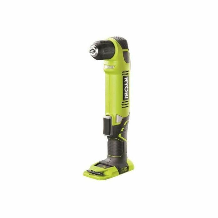 Ryobi Taladro Destornillador Angular 18V, Portabrocas Autoajustable 10mm, 0-1100 rpm, Perforación Madera/Metal 38/10mm, Luz LED 4