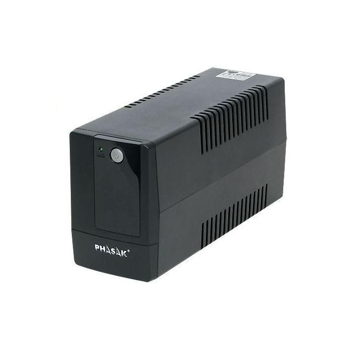 SAI Línea Interactiva Phasak Basic Interactive 600 VA/ 600VA-360W/ 2 Salidas/ Formato Torre 1 SAI Línea Interactiva Phasak Basic Interactive 600 VA/ 600VA-360W/ 2 Salidas/ Formato Torre 1