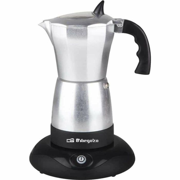 Orbegozo KFE 660 Cafetera Eléctrica Italiana 3-6 Tazas, 480W, Apagado Automático, Mantiene Café Caliente 30 Minutos Orbegozo KFE 660 Cafetera Eléctrica Italiana 3-6 Tazas, 480W, Apagado Automático, Mantiene Café Caliente 30 Minutos