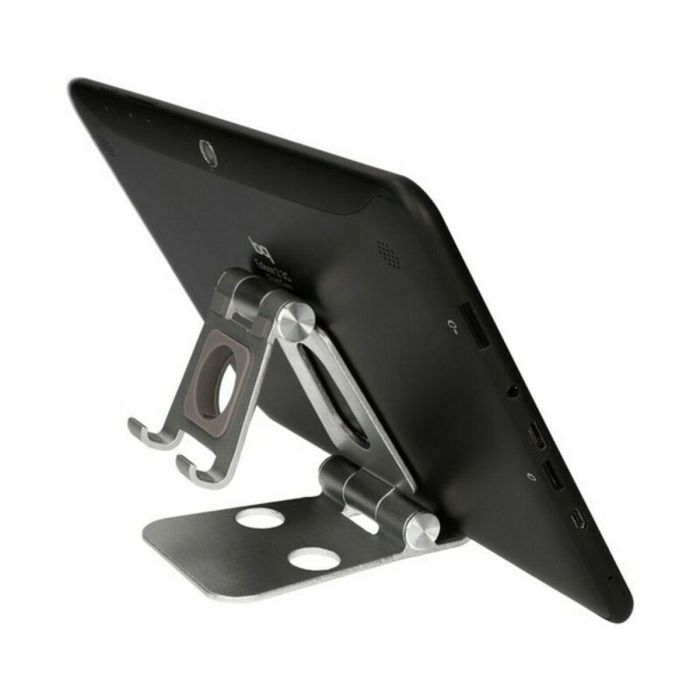 Soporte para Móviles KSIX Swivel Plateado 11 Soporte para Móviles KSIX Swivel Plateado 11
