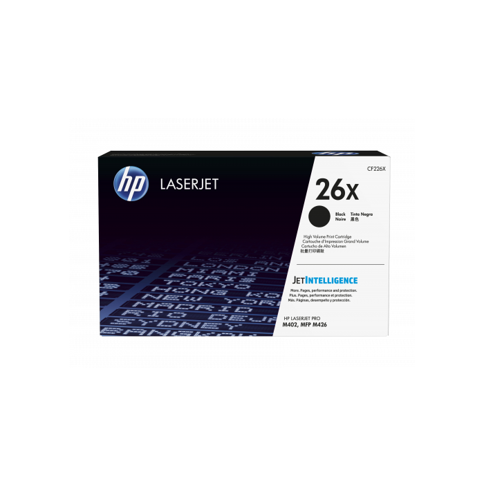 Hp Toner Negro Laserjet Pro M402Dn - M402N- M402D - M426Dw - M426Fdn - M426Fdw - 26X