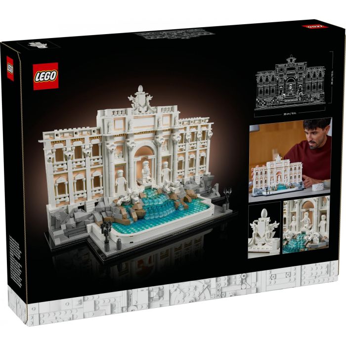 LEGO 21062 Architecture Fontana de Trevi Roma Set de construcción para adultos 12 LEGO 21062 Architecture Fontana de Trevi Roma Set de construcción para adultos 12