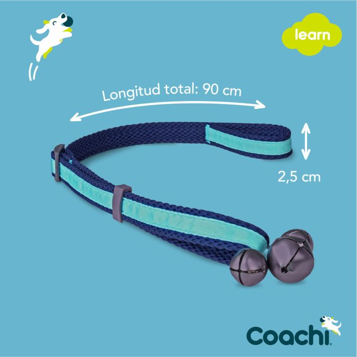 Juguete de adiestramiento Coachi Bells Azul 6