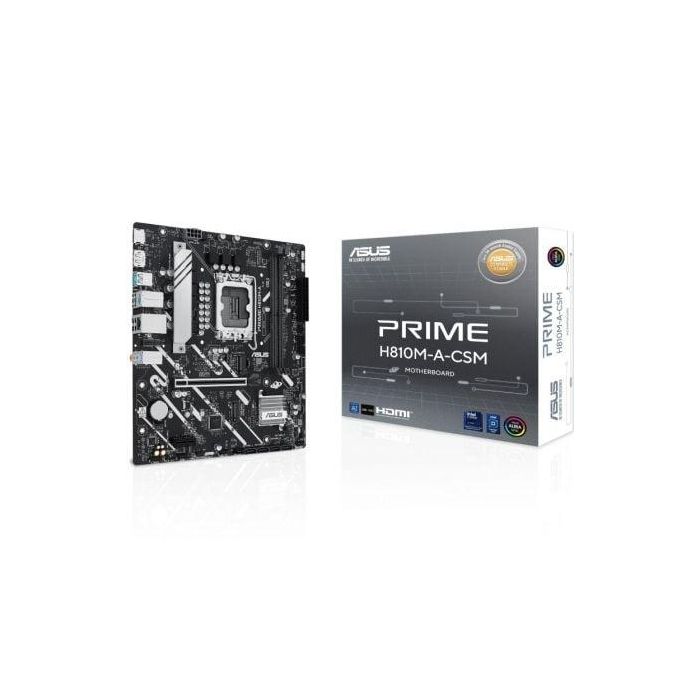 Asus 90MB1KK0-M0EAYC Placa Base PRIME H810M-A-CSM Socket 1851 Micro ATX Intel Core Ultra Serie 2 DDR5 PCIe 4.0 M.2 Asus 90MB1KK0-M0EAYC Placa Base PRIME H810M-A-CSM Socket 1851 Micro ATX Intel Core Ultra Serie 2 DDR5 PCIe 4.0 M.2