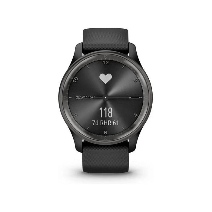 Garmin GAR0753759309428 Reloj Conectado Vivomove - Silicona - Negro