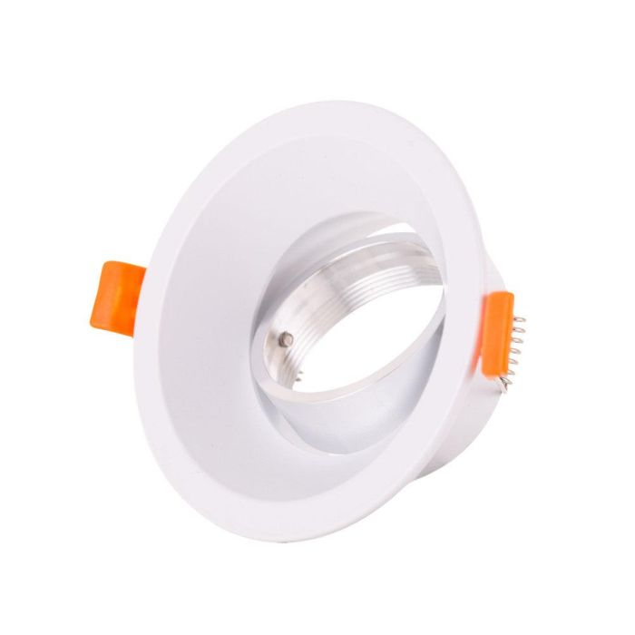 Aro Foco Downlight Circular GU10 Ø99Mm - Blanco Aro Foco Downlight Circular GU10 Ø99Mm - Blanco