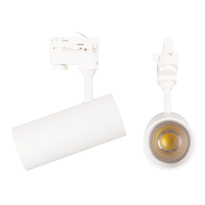 Foco de Carril Trifásico 30W COB Regulable Flicker Free Blanco CCT 3000-6000ºK [1916-TL-30W-T-CCT] 4