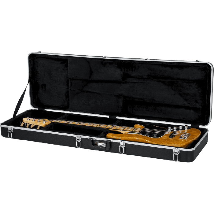 Gator Estuche Bajo Eléctrico Abs Deluxe Negro ABS Exterior Vellón Interior Dimensiones 1252,2 x 419,1 x 142,2 mm Peso 5,72 kg