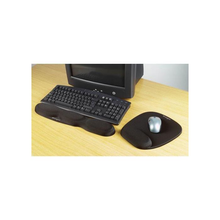 Kensington Alfombrilla Ratón Negra con Reposamuñecas Integrado de Espuma, Soporte Ergonómico, Distribución de Presión Uniforme 5 Kensington Alfombrilla Ratón Negra con Reposamuñecas Integrado de Espuma, Soporte Ergonómico, Distribución de Presión Uniforme 5
