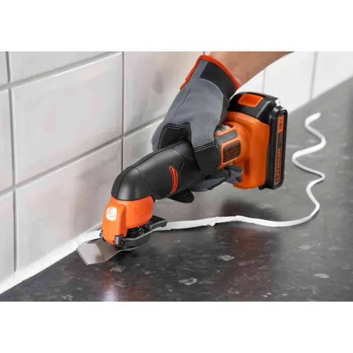 Black + Decker Herramienta Multifunción Inalámbrica BDCOS18N-XJ 18V - Sin Batería - 18 Accesorios 3
