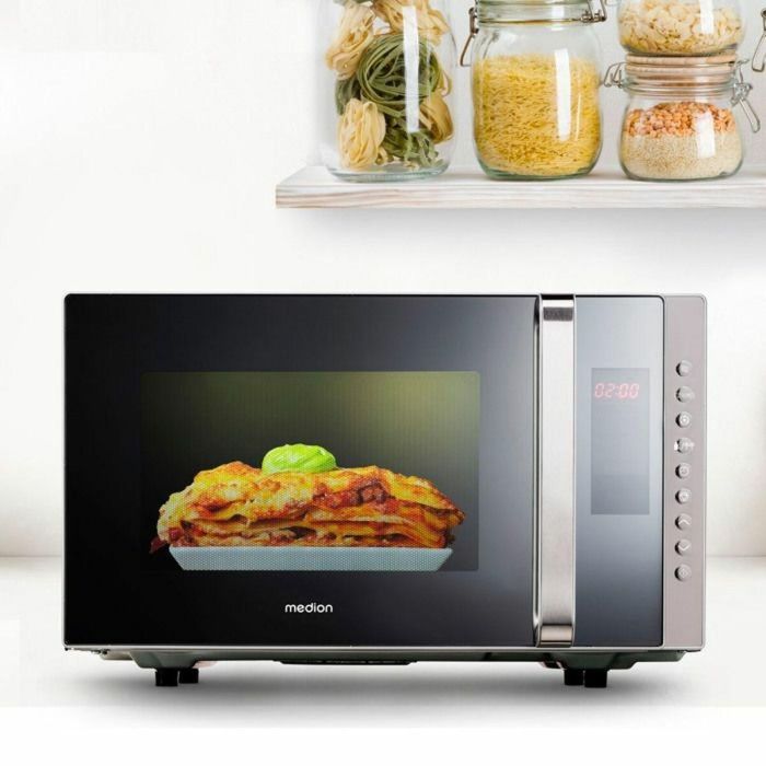 Microondas Medion MD17495 Gris 800 W 23 L 4 Microondas Medion MD17495 Gris 800 W 23 L 4
