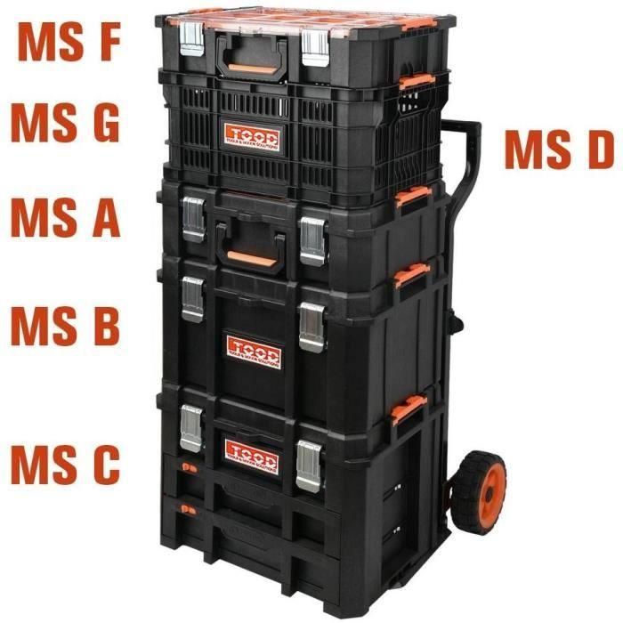 Cesta modular - TOOD - Con asas - Fácil transporte - 53x34x25 cm 3 Cesta modular - TOOD - Con asas - Fácil transporte - 53x34x25 cm 3