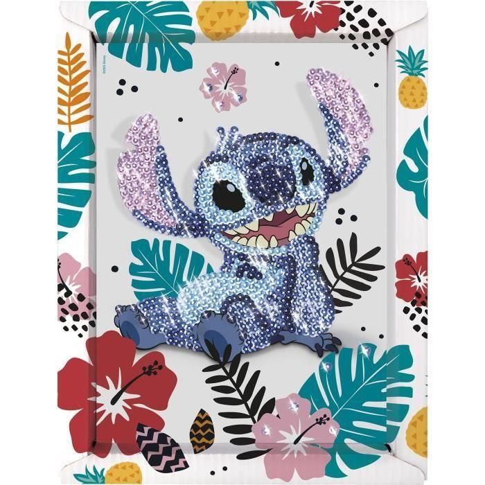 Lansay LAN3181860203279 - Colección de Lentejuelas STITCH, Juego Creativo Set Disney Stitch, para Niños a partir de 7 Años 1