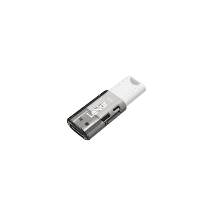 Memoria USB Lexar JumpDrive® S60 Blanco Negro 64 GB (1 unidad) 2